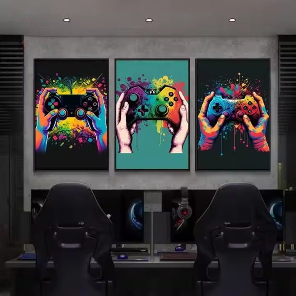 Pixel Heroes Wall Art